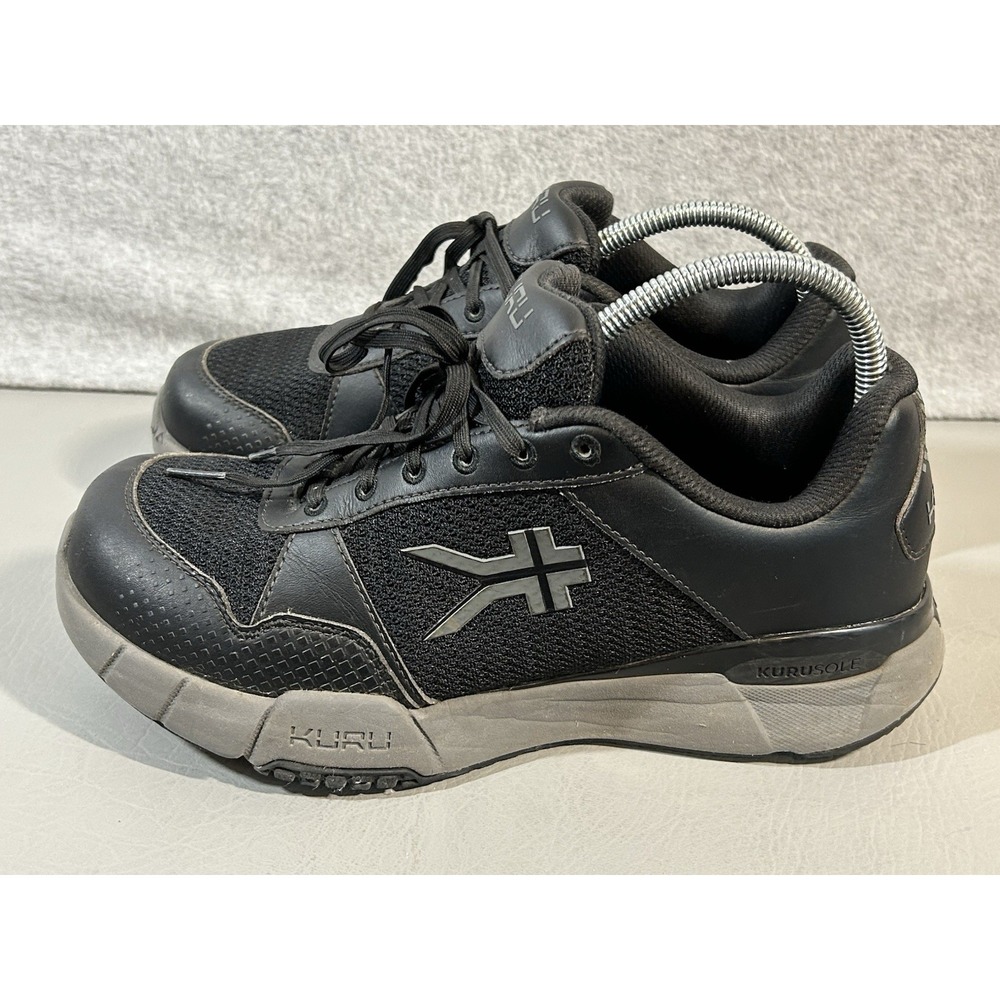 Kuru Quantum 2.0 Black Gray Athletic Training Gym Sneakers Shoes Women's 10 Wide